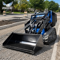 Penawaran Spesial Compact Track Skid Steer Loader NIMBUS dengan Desain Siap Ekspor untuk Dealer, Lokasi Kerja di Gudang, Skid Steer Loader
