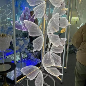 <span class=keywords><strong>Hot</strong></span> bán M524 khổng lồ Light-Up Led bướm đạo cụ hiện đại cổ điển nhân tạo bướm cho trang trí đám cưới và đường dẫn - Product Image 1