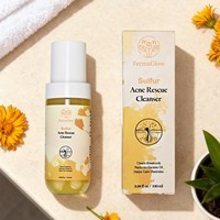 Nettoyant Visage Anti-Acné au Soufre Fermenté – Contrôle du Sébum, Nettoyage des Pores, Soin des Imperfections, Soulagement des Rougeurs pour Peaux Grasses à Tendance Acnéique