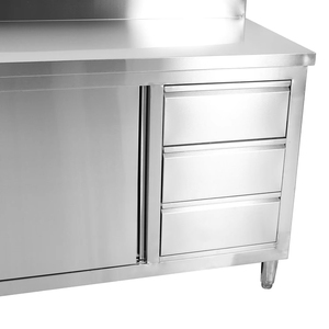 Hotel Commercial Kitchen Catering Restaurant Equipment Supplies Commercial Grade <strong>Stainless</strong> <strong>Steel</strong> <strong>Prep</strong> Work <strong>Table</strong> - Product Image 5