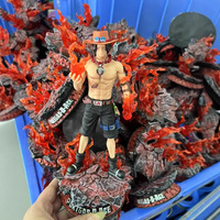 GY Figuras De One Pieced GK Dream Flame Ace Reduced Edition Action Figure Model Toys Statue Gift for Animation Collection
