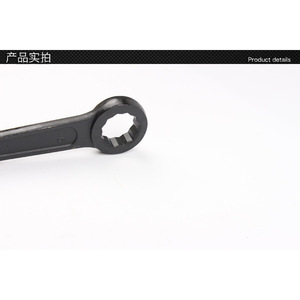 Llave de boca hexagonal métrica de acero negro de grado industrial de 50 mm de un solo extremo - Product Image 1