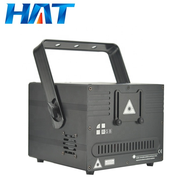 Dj Rgb Laser Customized Projector HAT 1W 2W 3W Full-color Animated Laser Beam Rgb 3d Laser Light