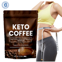 Café instantané Keto OEM en poudre, compléments alimentaires, produits pour un ventre plat, café minceur Keto en poudre