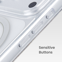 Étui de téléphone en verre magnétique haute transparence pour iPhone 18 Pro Max avec protection de caméra surélevée pour un usage quotidien