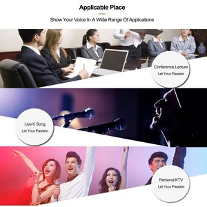 High Quality Music Microphone Professional Recording Studio Equipment Karaoke Micro Condenser - Product Image 6