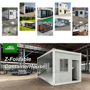 Maison conteneur préfabriquée détachable de 20 pieds pour atelier, camping, maison mobile, bureau pliable, maison rapide – Prix usine - Product Image 2