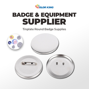 Blank Round Button <strong>Badge</strong> <strong>Making</strong> Supplies Bulk, 25mm-58mm DIY Magnetic <strong>Badge</strong> Accessories Tinplate Metal Parts for Crafts - Product Image 1