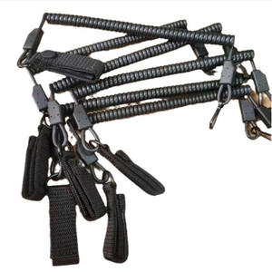 Cinturón táctico con cierre a presión y correa de nylon tejida para exteriores, cinturón de cuero, alambre de acero inoxidable - Product Image 2