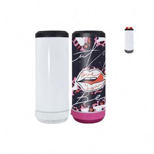 Mini gobelet haut-parleur sans fil 4-en-1 en acier inoxydable de 16 oz, rechargeable par USB, blanc vierge pour sublimation, pour usage extérieur - Product Image 3