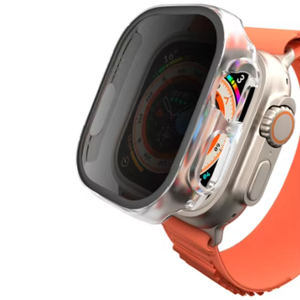 Boîtier de montre en verre trempé pour <span class=keywords><strong>Apple</strong></span> <span class=keywords><strong>Watch</strong></span> Series 4 5 6 44mm 40mm 1 <span class=keywords><strong>2</strong></span> 3 42mm 38mm, mise à niveau de l'apparence vers un boîtier Ultra 49mm - Product Image 1