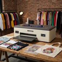 Erasmart Desktop Wärme übertragungs film Jet Machine Digitaler Inkjet Dtf Drucker A3 Logo Druckmaschine auf Kleidung