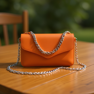 Catena in metallo Ilan per borsa 20 cm x 6 mm colore argento - Product Image 2