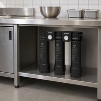 Système de filtration d'eau commercial de luxe sous évier, certifié NSF, trois étapes, pour la purification de l'eau potable à usage commercial et domestique