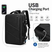 Sac à dos de week-end écologique personnalisé OEM ODM avec compartiment pour ordinateur portable, antivol, pour les voyages et le travail