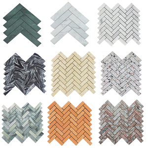 Carrara กระเบื้องโมเสคหินอ่อนสีขาวขนาด15*48มม. กระเบื้องโมเสคหินสี่เหลี่ยมสีขาวสี่เหลี่ยมสำหรับกระเบื้องทั้งผนังและพื้น - Product Image 4