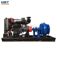Pompa lumpur kerikil sungai pengerukan kotoran mesin Diesel 15 HP 3 inci pompa kerikil pasir sentrifugal Sungai diesel