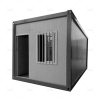 Petit conteneur modulaire amovible en acier léger bon marché Cabine Maison portable mobile préfabriquée Maison de conteneur