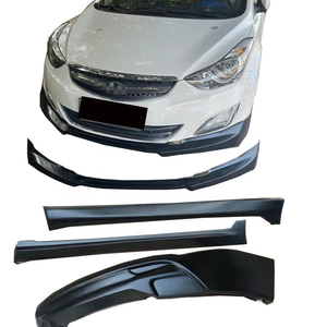 Kit Carrozzeria per <span class=keywords><strong>Hyundai</strong></span> Elantra 2011-2015 Labbro Anteriore/Posteriore Minigonne Laterali Diffusore Paraurti Gancio di Traino Kit di Aggiornamento Parti Esterne - Product Image 6