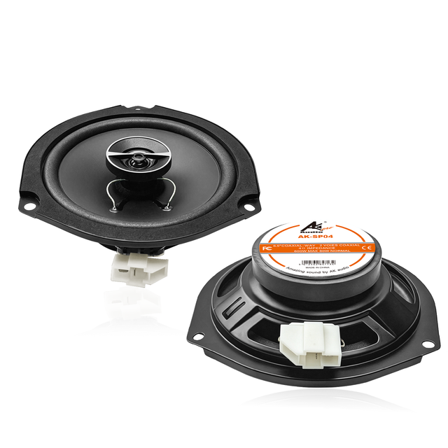 AK-SP04 Custom Fit 6.5 Inch Car Speaker for Nissan 60W RMS 4Ω Glass Fiber Cone 89dB Plug and Play