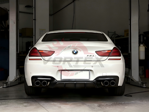 ชุดท่อไอเสีย Vortex Valvetronic Catback และดิฟฟิวเซอร์หลังคาร์บอนไฟเบอร์สำหรับ BMW 650i F06 F12 F13 4.4T V8 แบบปลายท่อสี่ทาง ชุดเพิ่มประสิทธิภาพ - Product Image 6