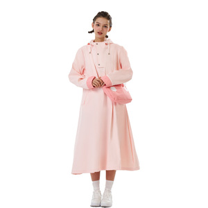 Capuche de pluie longue pour <span class=keywords><strong>scooter</strong></span>/moto, style intégral, pour randonnée en plein air, cyclisme, tendance, mignonne, respirante, coupe-vent, imperméable, en PU - Product Image 5
