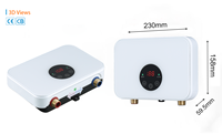220V 5.5KW Smart petite taille chauffe-eau chauffe-eau électrique instantané sans réservoir hôtel geyser d'eau pour maison salle de bain utilisation