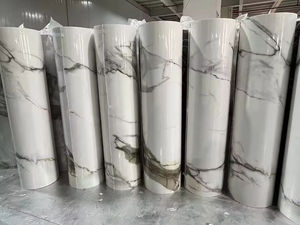 Carta da Parati Adesiva Economica con Motivo Marmo, Pellicola Autoadesiva Impermeabile in Schiuma PET per Decorazione di Interni, Fissaggio Ecologico - Product Image 4