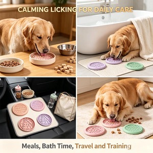 Bol d'alimentation en silicone pour animaux de compagnie, qualité alimentaire, à alimentation lente, personnalisé - Product Image 4