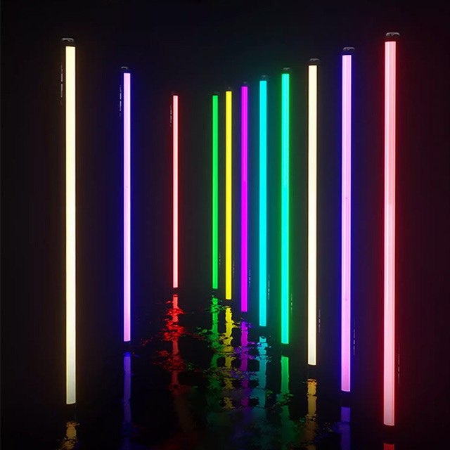 Tianmei OEM ODM 1.2m LED RGB Stick Light Tube 27W Bio Color and RGB Mode APP Control  LED Video Stick Light Tube