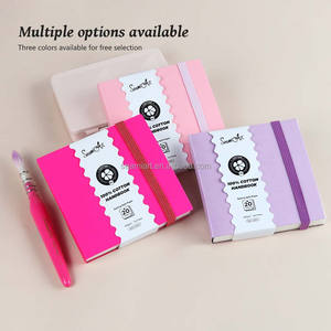 Seamiart 8x8ซม. มินิสแควร์กาวปิดผนึกสีน้ำสมุดบันทึกการ<span class=keywords><strong>วาด</strong></span>ภาพสมุดบันทึกการ<span class=keywords><strong>วาด</strong></span>ภาพด้วยผ้าฝ้ายกระดาษ300gsm แบบกดร้อน20แผ่น - Product Image 4