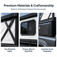 Camionnette professionnelle 4x4 Ford Ranger Silverado RAM 1500 pour le camping et les expéditions, avec toit rigide