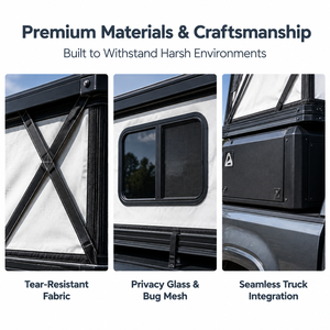 Camionnette professionnelle 4x4 Ford Ranger <span class=keywords><strong>Silverado</strong></span> RAM 1500 pour le camping et les expéditions, avec toit rigide - Product Image 6