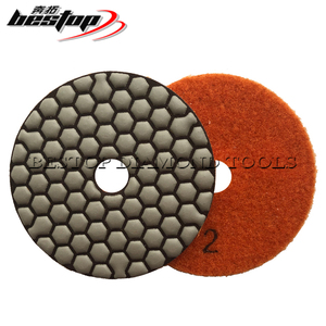 Elmas kuru parlatma pedleri için granit mermer taş beton özelleştirilebilir boyutları 4 inç - Product Image 3