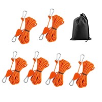 En gros d'usine, Fabriqué à Anhui, Tendeur de corde en nylon plastique réfléchissant coupe-vent pour auvents et camping en extérieur