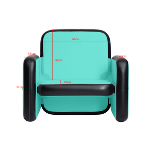 China Wholesale Inflatable Factory Portable Pool Single Outdoor <b>Camping</b> Foldable Chair Inflatable Inflatable China Who - Product Image 2