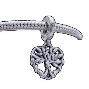 Colgante de Plata 925 con Zirconia en Forma de Corazón, Diseño de Criatura Marina, Cachorro y Helado, DIY, Personalizado, Divertido, para Parejas - Product Image 4