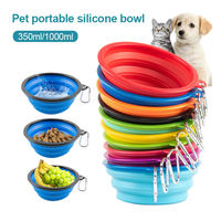 Bol pour chien de camouflage Bols d'alimentation pour chien de compagnie en silicone Voyage Chiens Chats Fournitures Alimentation Conteneur d'eau Pliant Accessoires pour animaux de compagnie