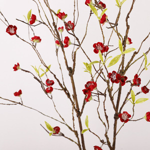 Flor Artificial de Flor de Naranjilla QIHAO, 21 Flores con Hojas, Alta Simulación, Plástico y Seda, Decoración para el Hogar, Año Nuevo Chino - Product Image 2