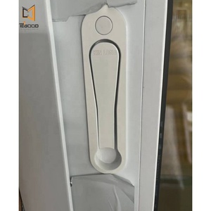 工場価格の白い<span class=keywords><strong>PVC</strong></span> UPVC製スライド式ドア、蚊帳付き、中庭用プッシュプル式 - Product Image 6