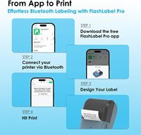 Hot Sale Y50 Mini 58mm tragbarer BT-Barcode-Drucker Günstiger drahtloser Thermo etiketten drucker für die Logistik von Home Office-Organisationen