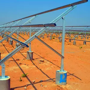 Ventas directas de fábrica Precio razonable Bastidores Sistema de montaje en Tierra solar Soporte de montaje en tierra para sistema de energía solar