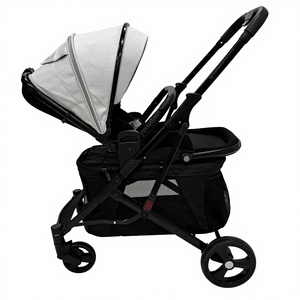 <span class=keywords><strong>Poussette</strong></span> tout-en-un convertible <span class=keywords><strong>pour</strong></span> chiens et chats - Réglable, pliable, chariot de voyage - Product Image 1