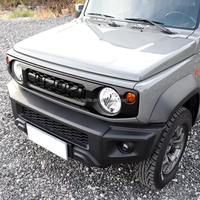 Grille de radiateur en maille avec grand logo, style grille avant, en promotion, pour accessoires Suzuki Jimny JB64 JB74