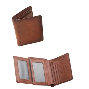 Customized Men's Genuine Leather Vertical Minimalist RFID <b>Passport</b> <b>Holder</b> Multi-function Slot SIM Card Credit Card Business Card - Product Image 1