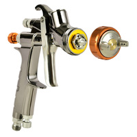 Pistola de Pintura HVLP ROKO WS400 Industrial, con Boquilla de 1.3mm, para Pintar Autos, con Vaso de 600cc, Alimentación por Gravedad, de Aluminio, OEM