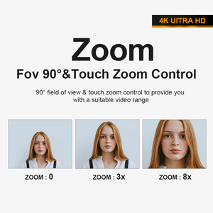 Webcam 4K 2K full HD Web máy ảnh tự động lấy nét với microphone USB cắm Webcam cho <span class=keywords><strong>PC</strong></span> máy tính máy tính xách tay video mini camer - Product Image 2