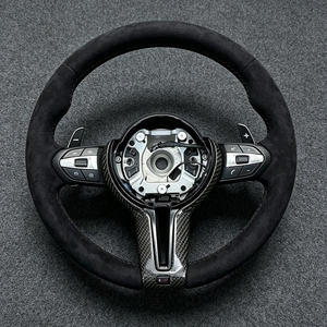 Volant sport M Alcantara pour <span class=keywords><strong>BMW</strong></span> M3 M4 M5 F06 F10 F11 F12 F15 F20 F21 F22 F30 F31 F32 F34 F36 F80 F82 F87 E60 E71 E90 - Product Image 4