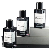 Vente en gros usine – Flacon atomiseur de parfum carré de luxe 100 ml, diffuseur à bâtonnets, sérigraphie, bouchon en caoutchouc, vide/renfarçable