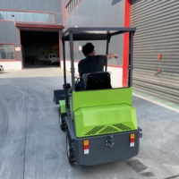 TIANTONG 500kg Elektrischer Allradlader Mini Knickgelenkter Hoflader mit Lithium-Batterie Bestes Angebot